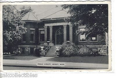 Public Library-Quincy,Michigan 1942 - Cakcollectibles - 1