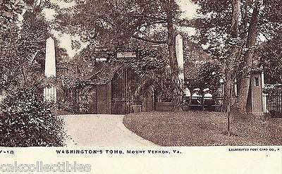 Washington's Tomb-Mount Vernon,Virginia 1906 - Cakcollectibles