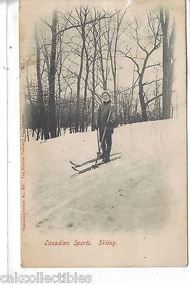 Skiing-Canadian Sports 1913 - Cakcollectibles