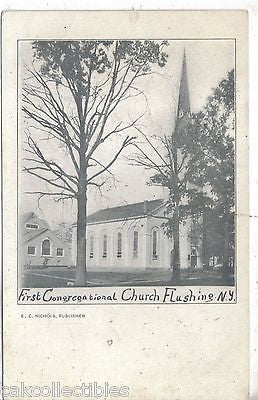 First Congregational Church-Flushing,New York UDB - Cakcollectibles