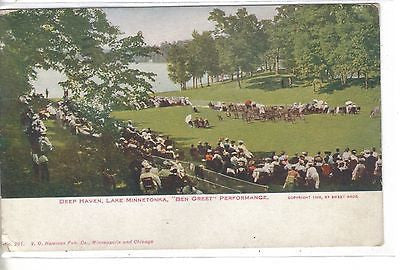 "Ben Greet" Performance,Deep Haven-Lake Minnetonka,Minnesota 1913 Postcard Front