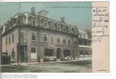 Windsor Hotel-St. John's,P.Q.,Canada 1909 - Cakcollectibles