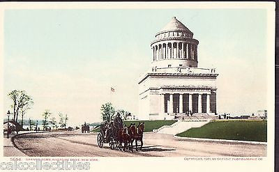Grant's Tomb,Riverside Drive-New York City UDB (Horse and Carriage) - Cakcollectibles