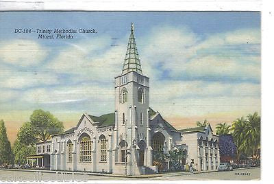 Trinity Methodist Churh-Miami,Florida 1953 - Cakcollectibles