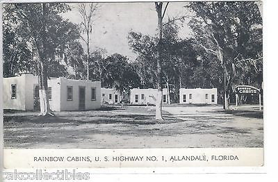 Rainbow Cabins,U.S. Highway No. 1-Allandale,Florida - Cakcollectibles