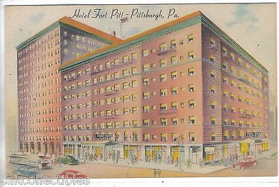 Hotel Fort Pitt-Pittsburgh,Pennsylvania - Cakcollectibles