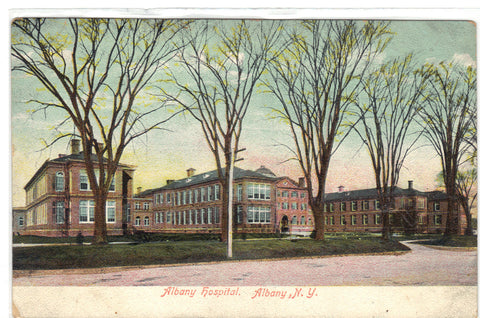 Albany Hospital-Albany,New York UDB Post Card - 1