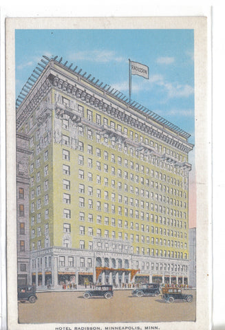 Hotel Radisson-Minneapolis,Minnesota Retro Postcard