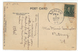 Fletcher Memorial Library-Ludlow,Vermont 1909 Post Card - 2