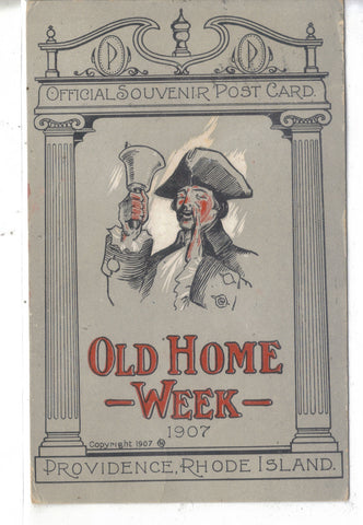 Old Home Week 1907 Souvenir Post Card-Providence,Rhode Island Post Card - 1