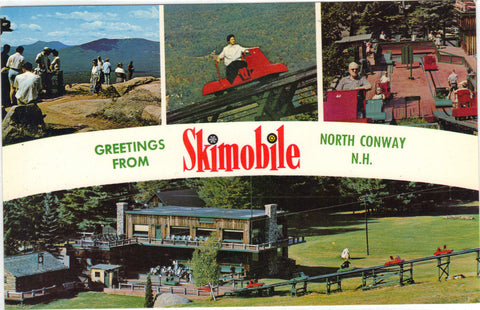 Greetings from Skimobile-North Conway,New Hampshire Post Card - 1