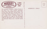 Nugget Casino-Motor Lodge-Sparks,Nevada -vintage postcard - 2