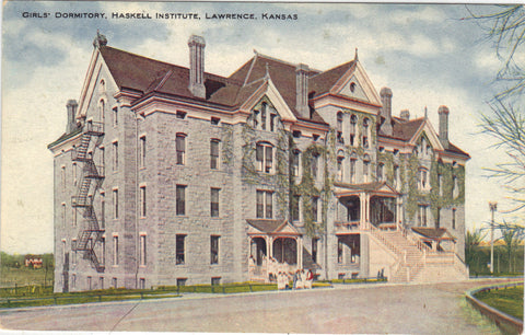 Girls' Dormitory,Haskell Institute-Lawrence,Kansas - Cakcollectibles - 1