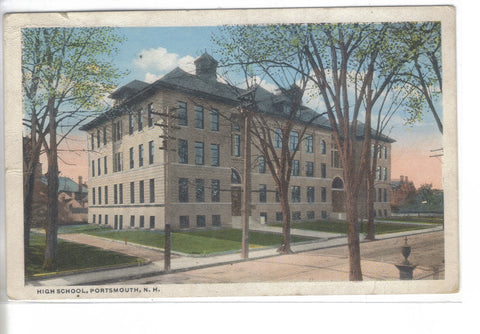 High School-Portsmouth,New Hampshire 1919 - Cakcollectibles - 1