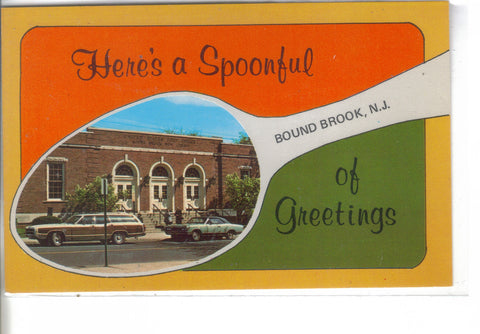 Souvenir Spoon Post Card-Bound Brook,New Jersey - Cakcollectibles - 1