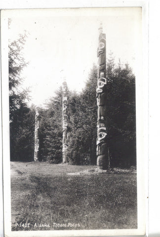 RPPC-Alaska Totem Poles - Cakcollectibles - 1