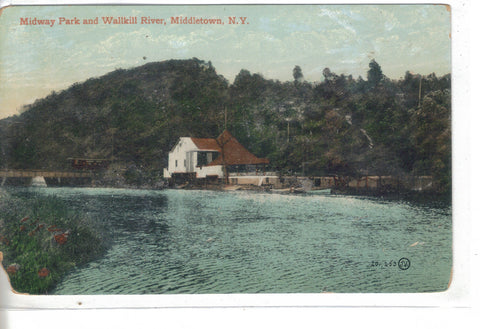 Midway Park and Wallkill River-Middletown,New York - Cakcollectibles - 1