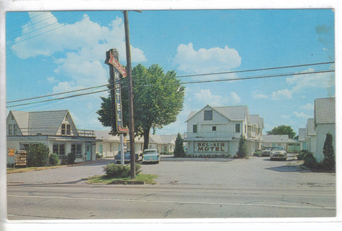 Bel-Air Motel - Tulsa,Oklahoma.Vintage postcard front