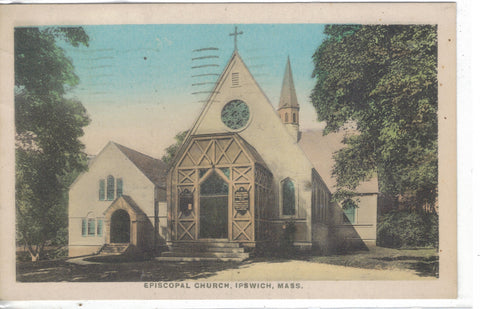 Episcopal Church-Ipswich,Massachusetts 1946 - Cakcollectibles - 1