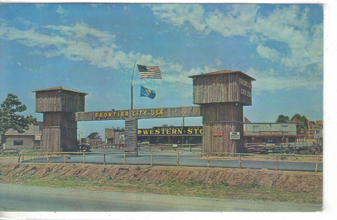 Entrance,Frontier City,U.S.A.-Oklahoma Post Card - 1