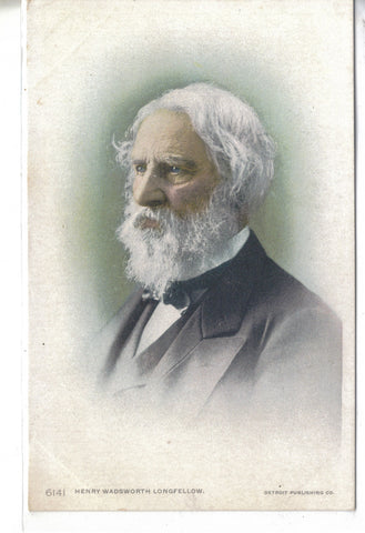 Henry Wadsworth Longfellow-Early Post Card  - 1