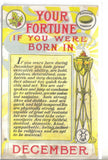 Your Fortune Post Card-December  - 1