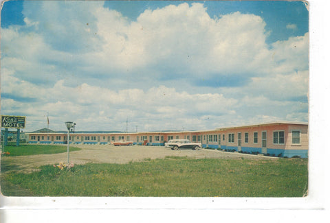 Ken's Motel-Superior,Wisconsin -vintage postcard - 1