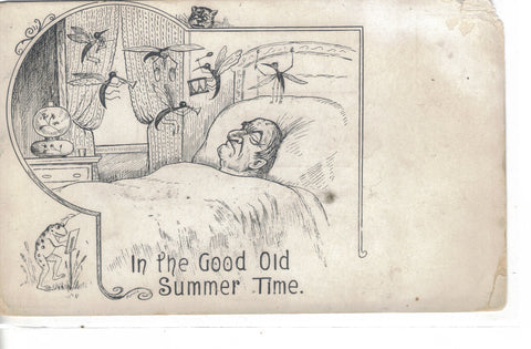 "In The Good Old Summertime"-Man Dreaming about Mosquito Band UDB - Cakcollectibles - 1