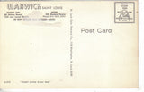 Warwick Motor Inn-St. Louis,Missouri Retro Postcard Back