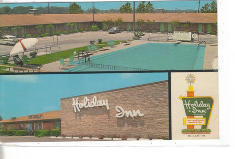 Holiday Inn-Alexandria,Louisiana 1969 -vintage postcard - 1