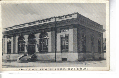 United States Post Office-Chester,South Carolina 1939 - Cakcollectibles - 1