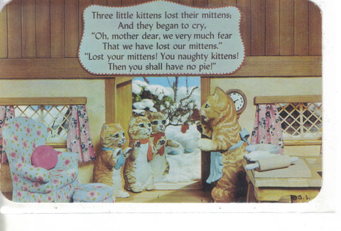 Mother Goose Rhymes-Three Little Kittens - Cakcollectibles - 1