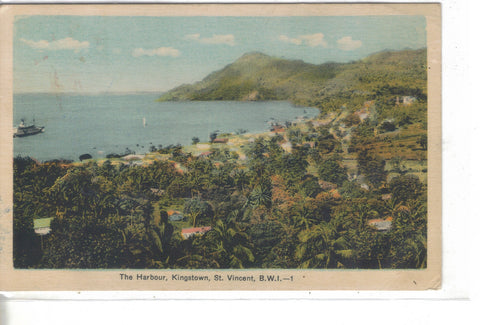 The Harbour-Kingstown,St. Vincent,B.W.I. 1942 - Cakcollectibles - 1