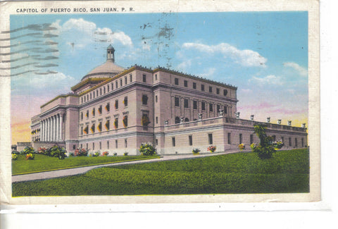 Capitol of Puerto Rico-San Juan,P.R. 1937 - Cakcollectibles - 1