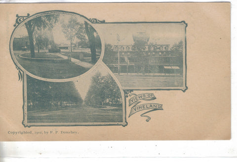 Views of Vineland-Undivided Back Post Card - Cakcollectibles - 1