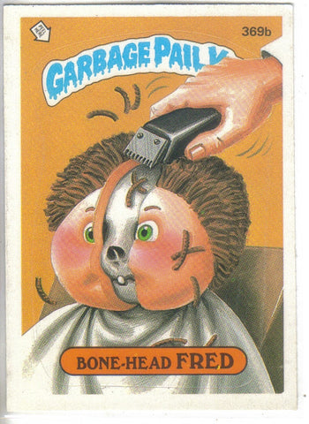 Garbage Pail Kids 1987 #369b Bone-Head Fred