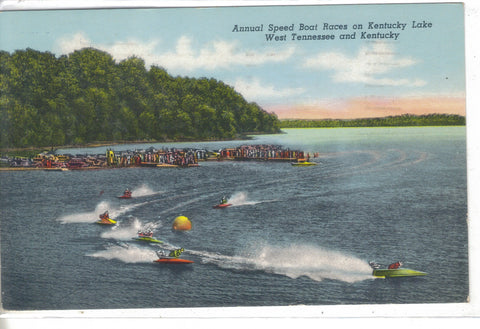 Annual Speed Boat Races on Kentucky Lake-West Tenn. and Kentucky 1960 - Cakcollectibles - 1