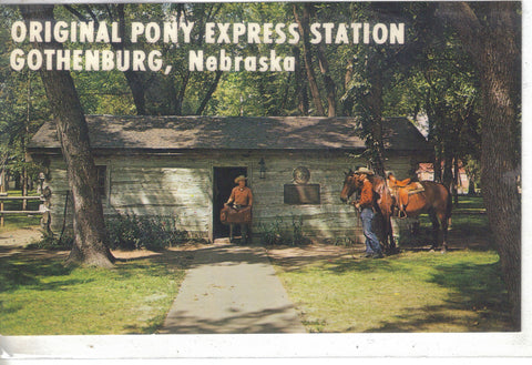 Original Pony Express Station-Gothenburg,Nebraska - Cakcollectibles
