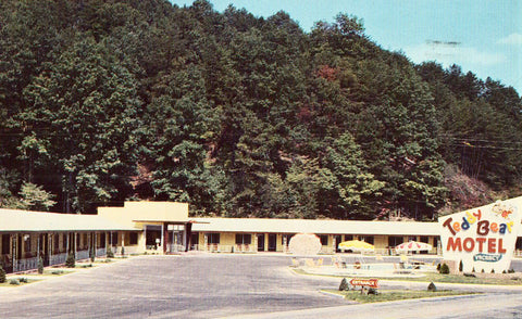 Teddy Bear Motel - Cherokee,North Carolina Postcard