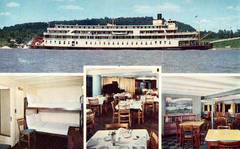 S.S. Delta Queen Passenger Steamer Postcard