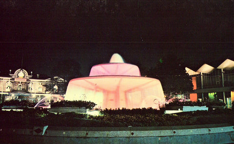 Princess Margaret Fountain at Night-Canadian National Exhibition