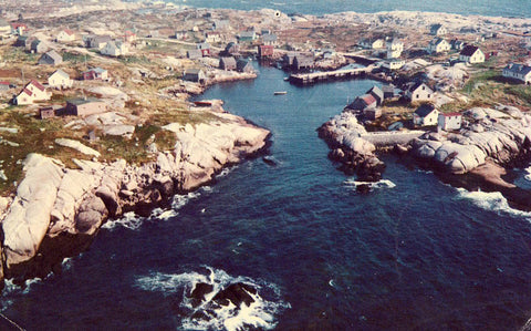 Aerial View of Peggy's Cove - Nova Scotia,Canada