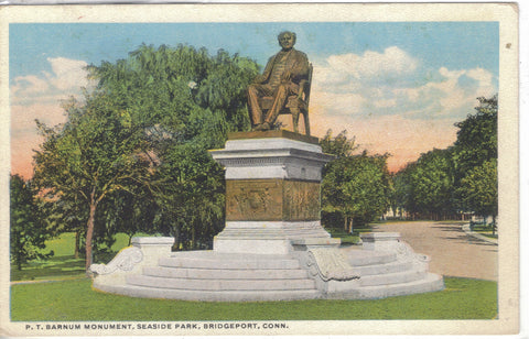 P.T. Barnum Monument,Seaside Park-Bridgeport,Connecticut - Cakcollectibles - 1
