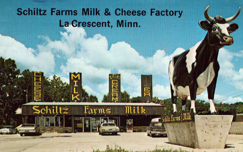 Schlitz Farms Milk & Cheese Factory - La Crescent,Minnesota Postcard