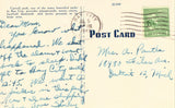 Carroll Park - Bay City,Michigan Linen Postcard Back