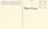 Wenonah Park - Bay City,Michigan Linen Postcard Back