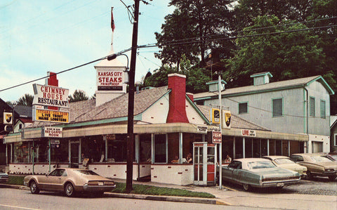 The Chimney House Restaurant - Gatlinburg,Tennessee Postcard