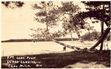 8 Pt. Lake from Lukes Landing - Lake Michigan Postcard