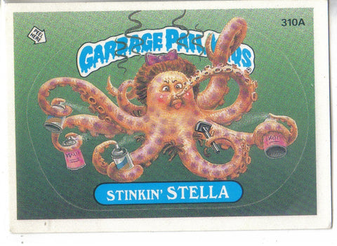 Garbage Pail Kids 1987 #310a Stinkin Stella