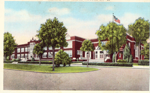 Tilghman High School - Paducah,Kentucky Linen Postcard
